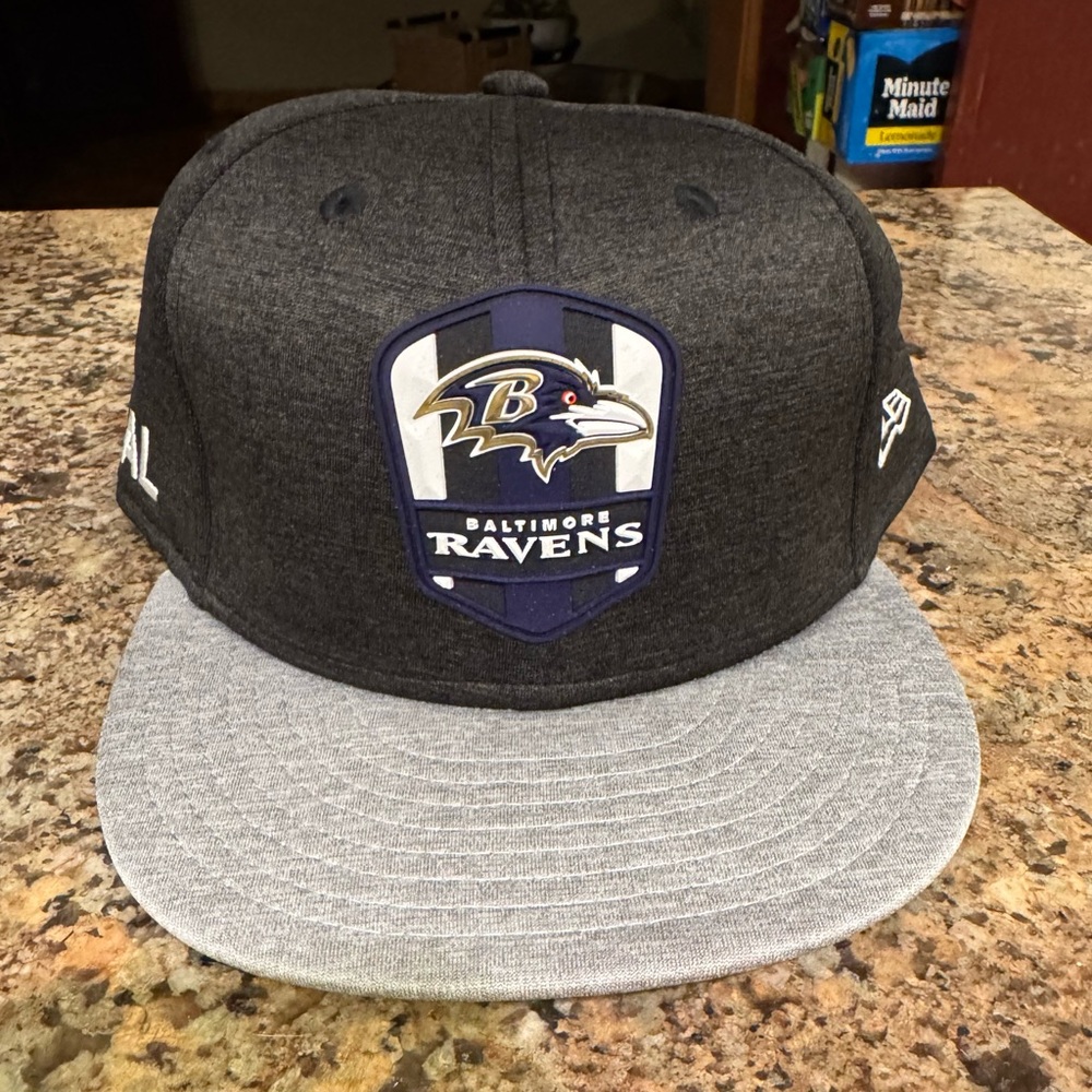 New Era Baltimore Ravens 2018 Sideline Rd Collection NFL 9FITFY snapback Cap